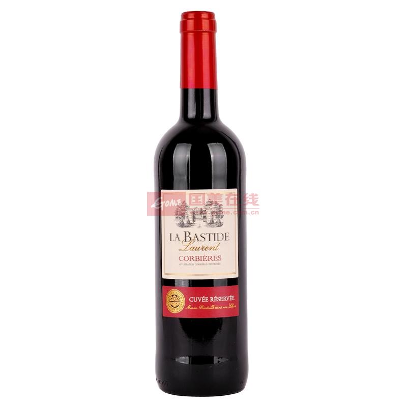 【国美在线自营】法国拉昂城堡干红葡萄酒75