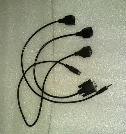 雷石,视易,com口点歌机红外触摸屏连接线头|一