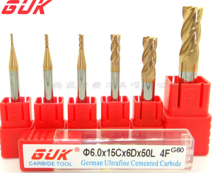 德国GUK G60品牌 60度高硬度钨钢刀 标准长