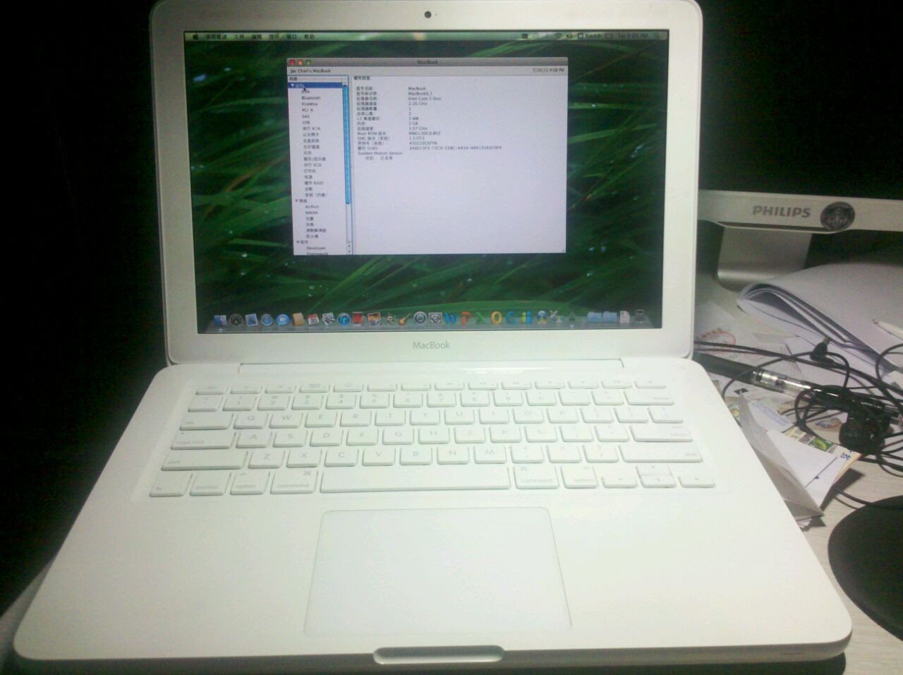 二手苹果小白 macbook A1342型号 老婆用的转