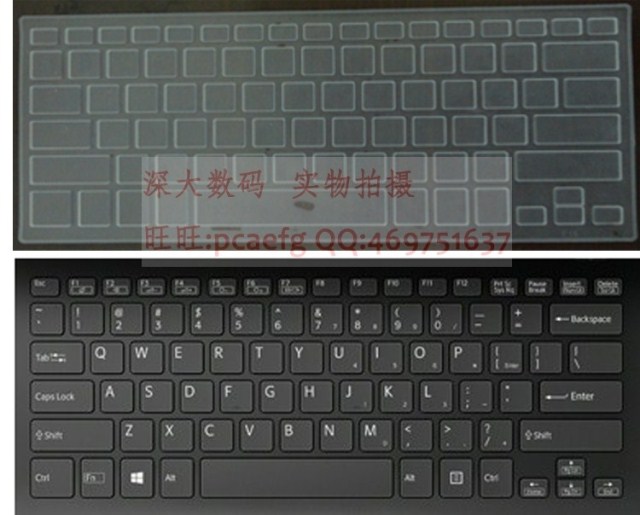 索尼VAIO+SVF142A25T+笔记本电脑专用键盘