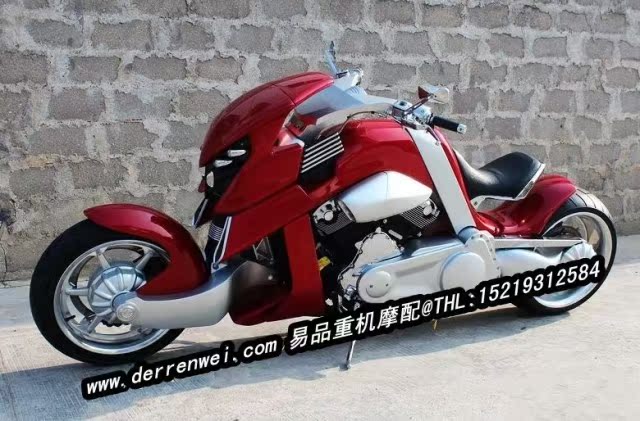 红色全新2012美国暴龙V-REX摩托跑车(周杰伦