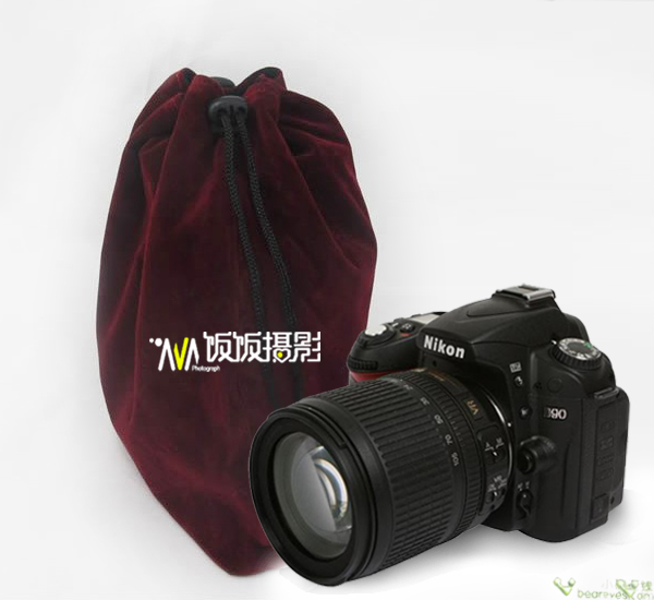 单反相机镜头软布袋包 佳能6D 5D3 2尼康D80