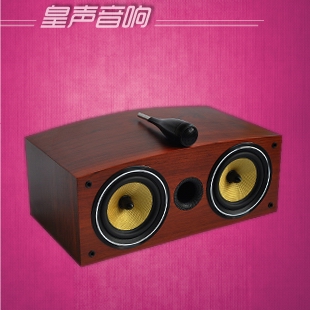 德国db-two 双6.5寸中置音箱原木皮HIFI鹦鹉螺