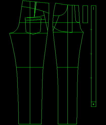 打版 男裤女裤打样版 童装裤子打版 裙子<em>短裤</em>长