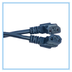 电动车一拖二连接线电瓶车电池盒充电器口一分