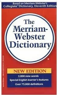 英文原版Merriam-Webster dictionary韦氏词典