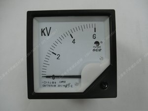 6C2-6KV\/1mA 直流高压电压表 指针式电压表 