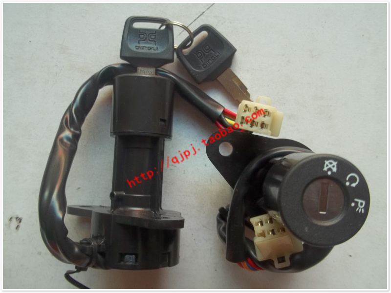 钱江 隆鑫 力帆 125 摩托车电门锁 四线直流 六
