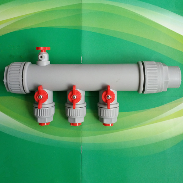 PPR分水器 集水器 淋水器 水管阀门开关接头家