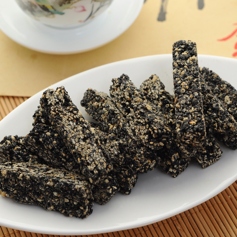 潮汕特产 瓶装 黑 芝麻酥 芝麻糖 纯手工当天制作 手信茶点 年货|一淘网优惠购|购就省钱