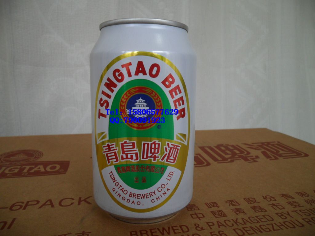 青岛啤酒 出口香港白罐330ml 青岛正宗一厂 量