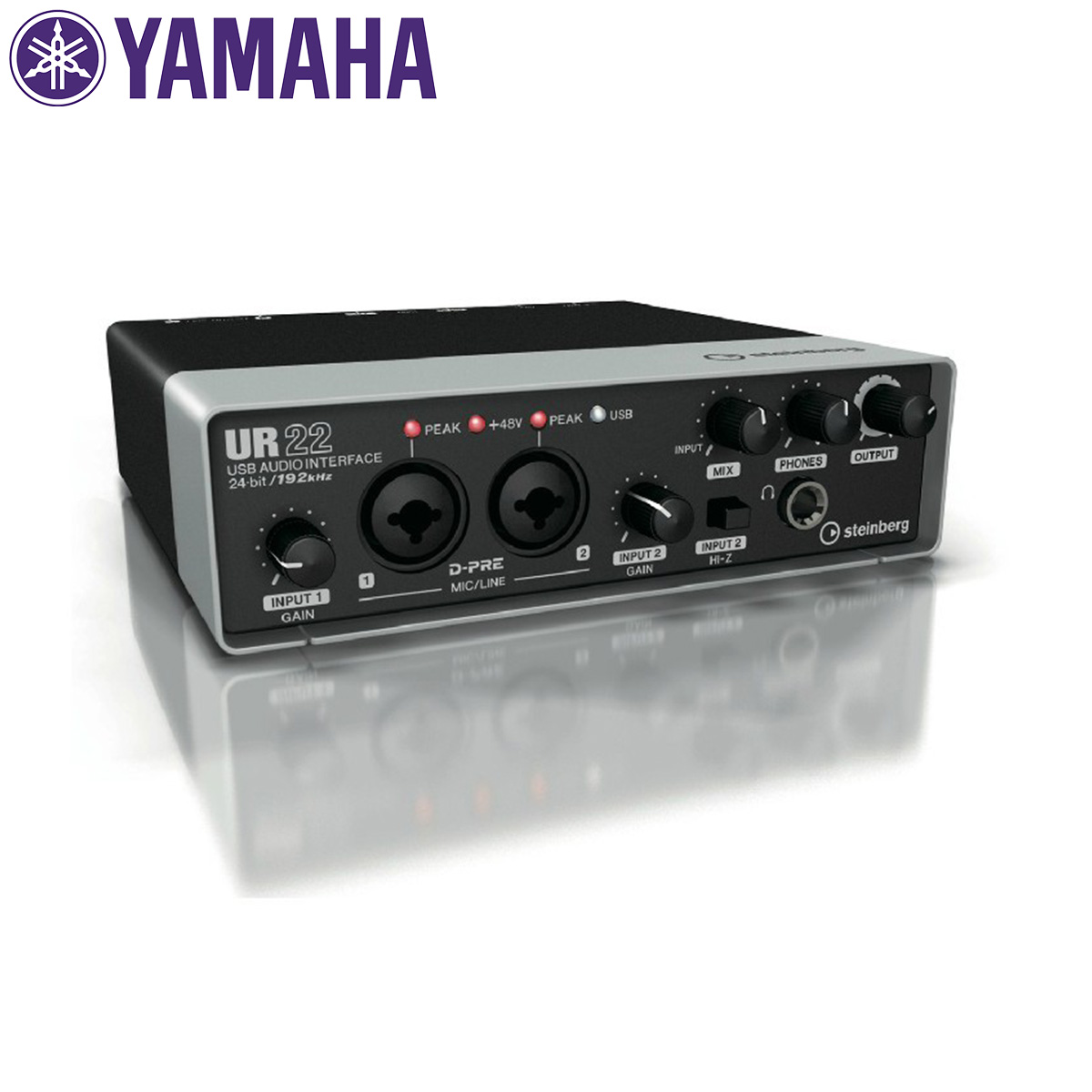 Steinberg雅马哈UR22便捷式专业声卡USB音频