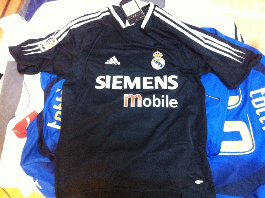 04-05 皇家马德里 黑色客场【正品球衣】原版