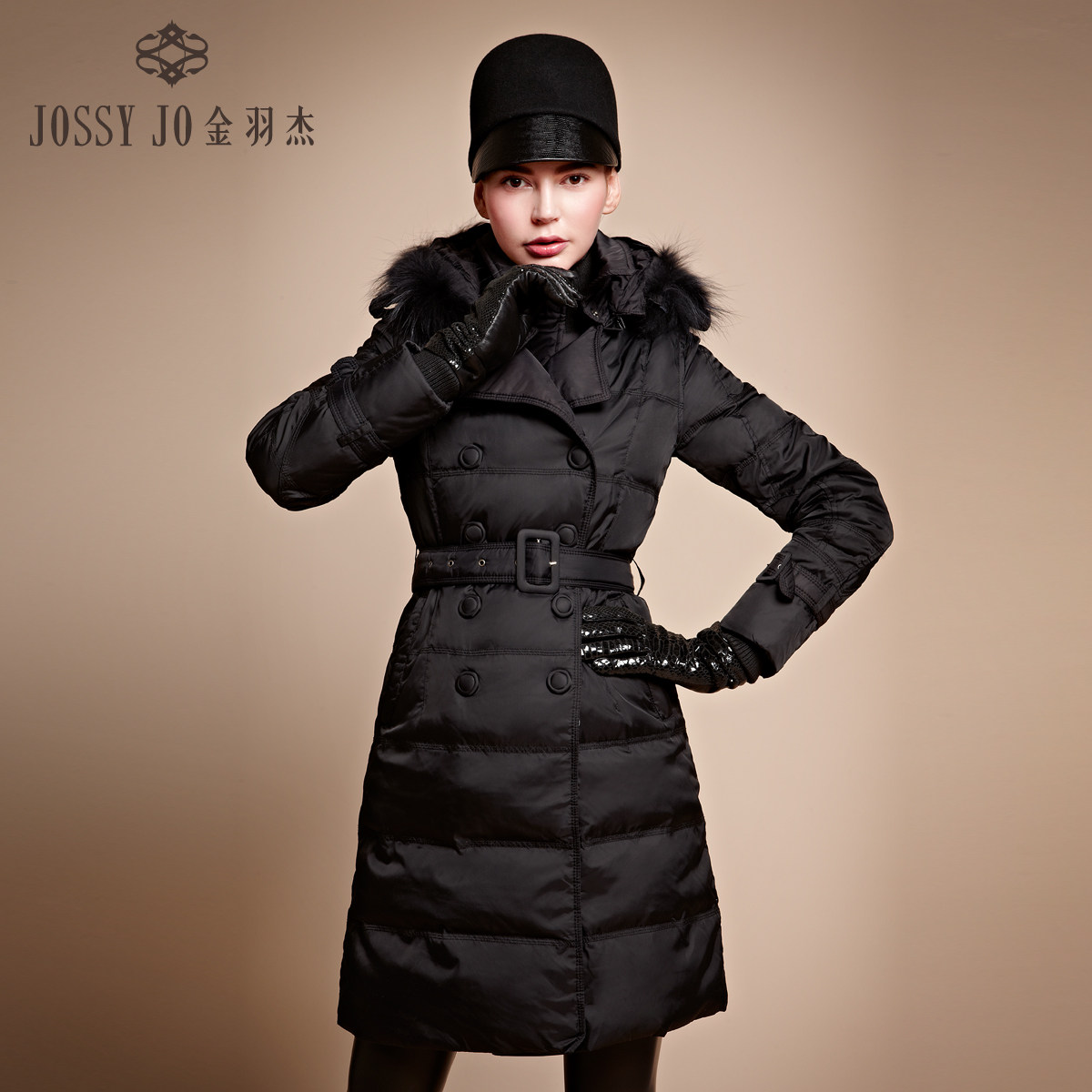 反季节<em>羽绒服</em>女中长款<em>2013</em>新款潮 修身 <em>金羽杰</em>