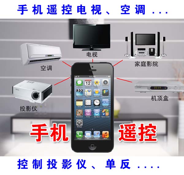 智能手机万能遥控器板空调电视机顶盒相机投影