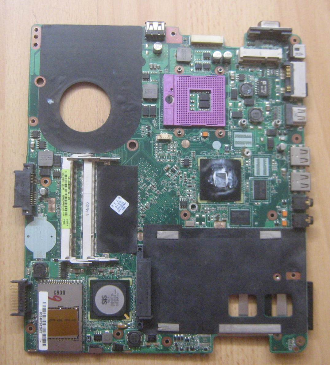 华硕X82S笔记本电脑主板,问题主板,原装拆机|