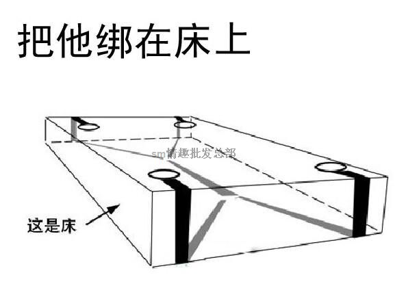 sm另类情趣用品 <em>男女</em>双人调情<em>睡床</em>绑带套装 手