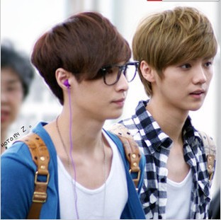 EXO-M LAY 张艺兴 同款 时尚复古眼镜框 柳丁