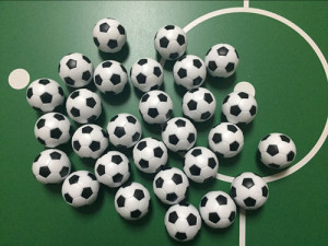 桌上足球机,波比足球台,小球,小足球,黑白足球3