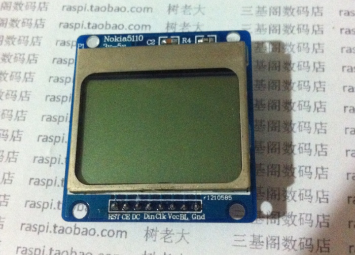 诺基亚 LCD 二手拆机蓝屏 SPI接口 树莓派小屏
