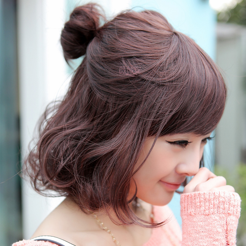 薇薇安假发中短发套梨花头帅气女中长卷发bo