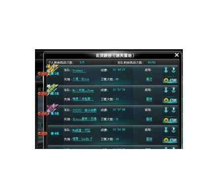 QQ飞车代练车神争霸赛 打榜车队第一 跑前2-5