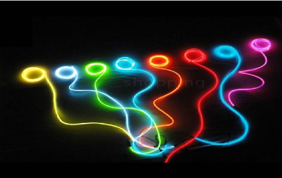 车载LED冷光灯 汽车改装用品 车内装饰灯 小车氛围灯 爆闪发光线|一淘网优惠购|购就省钱