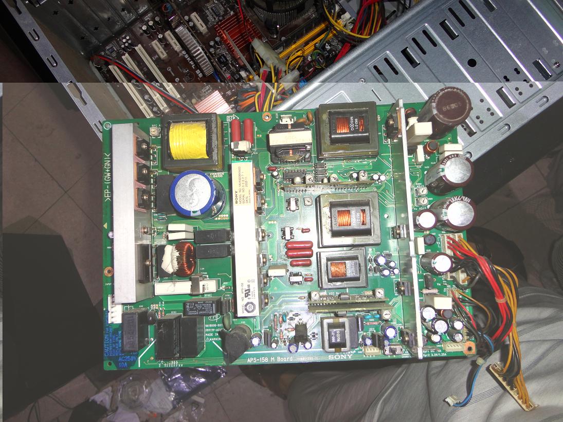 组装等离子电视拆出的 SONY APS-158 M 电源