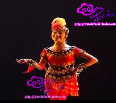 茹芸舞台演出服饰/民族舞服装/<em>铃铛少女</em>//维族新