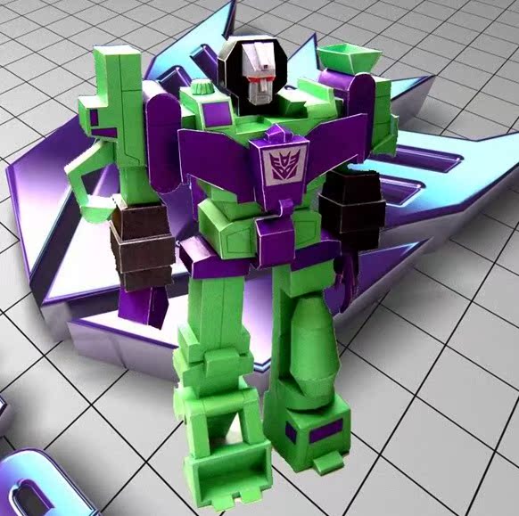 DIY手工制作 益智拼装玩具 动画变形金刚 补天