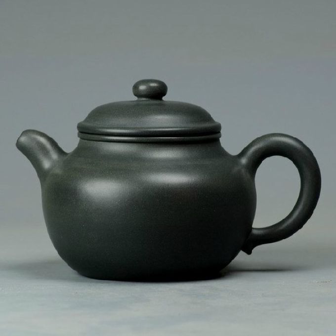 宜兴 紫砂壶 一厂 老工艺师 华小其 80早期--天青