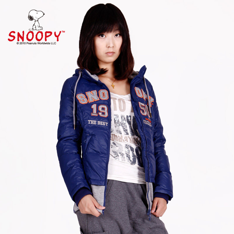 史努比正<em>品牌</em>女装<em>少女羽绒</em>服女中学生运动棉衣