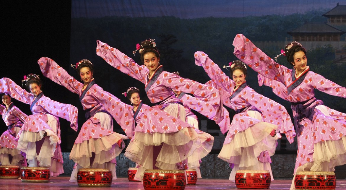 相和歌舞蹈服装中国古典舞服装群舞定做|一淘
