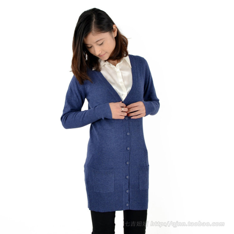 超长款女针织衫<em>毛衣开衫</em> <em>外贸</em>原单百搭<em>大款</em> 宽