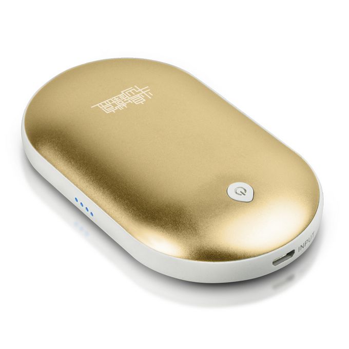 半岛铁盒 暖手宝移动电源NS5000 充电宝 土豪