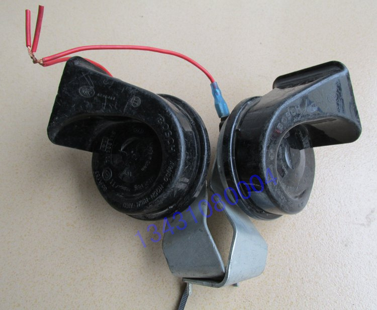 博士拆车鸣笛喇叭BOSCH博世汽车蜗牛喇叭二