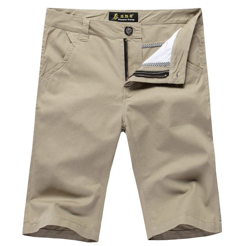 PC纯棉<em>男士青年</em>男<em>短裤夏季</em>全棉西装中休闲裤