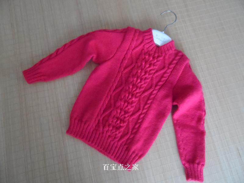 【百宝点之家】纯手工编织<em>毛衣</em>儿童手工<em>毛衣</em>女