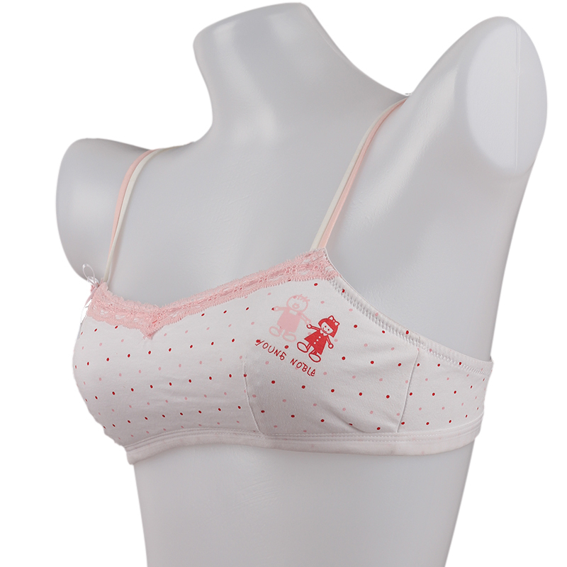 促销 夏季纯棉舒适10-<em>17岁少女文胸</em>发育期中学