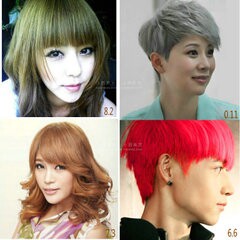 包邮烟灰/<em>头发</em>颜色<em>亚麻</em>/闷<em>青色</em>盖白发抗过敏植