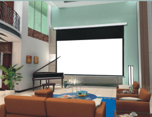 G0LDLEAF 150寸电动幕布 16:9投影仪幕布投