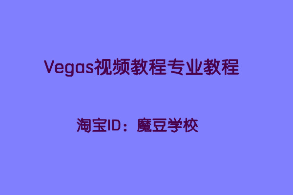 非编Sony Vegas Pro 11 10.0中文版软件教程视