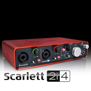 Focusrite Scarlett 2I4 USB声卡 配音编曲和声人