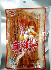 正牛麻辣条平江美食山东美食开胃麻辣小吃大临清湖南特色的图片