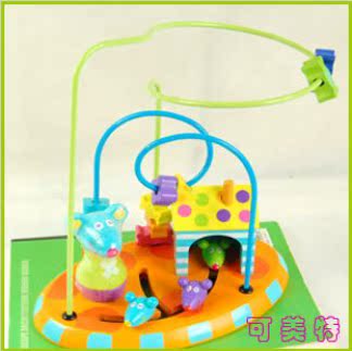 法国BOIKIDO 老鼠之家迷宫绕珠 宝宝锻练手指