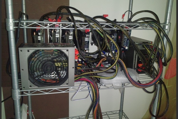 莱特币 显卡挖矿机 LTC BTC 6块 7850 7950 包