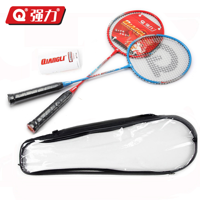 强力官方旗舰店 强力329-2铝合金羽毛球拍 两
