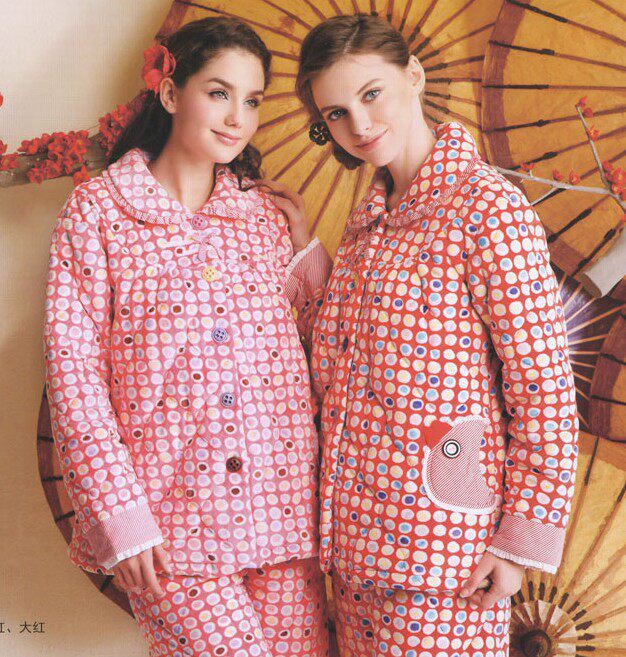 <em>芬腾</em> 2012年冬款女式<em>加绒加厚</em>夹棉<em>睡衣</em>家居服