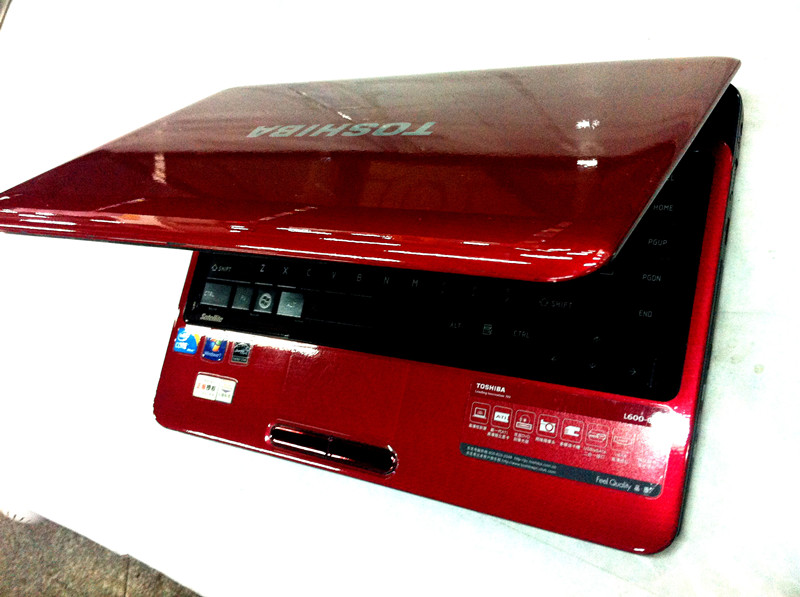 二手Toshiba\/东芝 L600-85B 双核笔记本 红色|